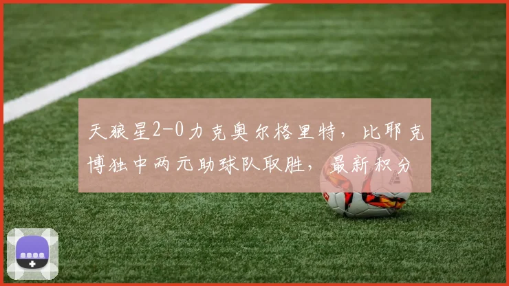 天狼星2-0力克奥尔格里特,比耶克博独中两元助球队取胜,最新积分榜与战术分析